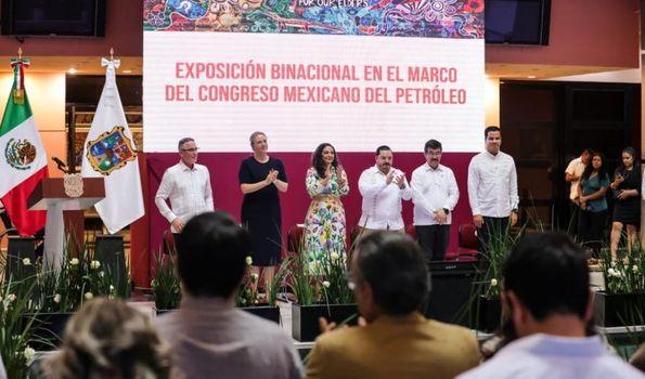 Inauguran Secretaría De Desarrollo Energético Y Woodside Energy La Exposición Binacional Cultural En Tamaulipas