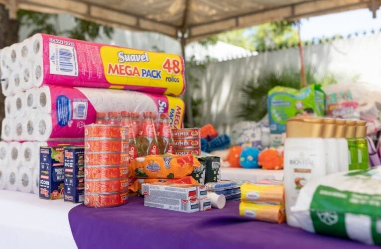 REÚNE DIF TAMAULIPAS MÁS DE 17 TONELADAS DE VÍVERES PARA LAS FAMILIAS AFECTADAS POR “ALBERTO”