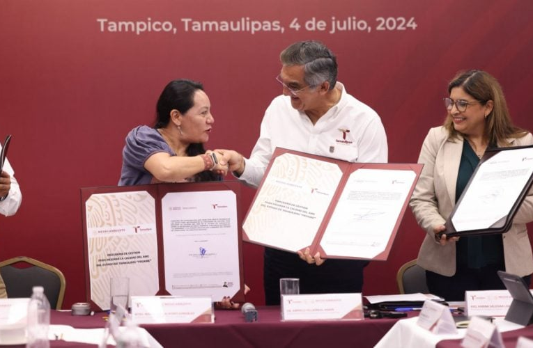 Gobierno estatal y SEMARNAT implementan ProAire Tamaulipas