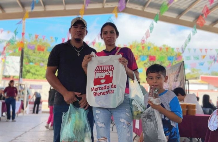 Llega Mercado del Bienestar al ejido La Libertad en Victoria