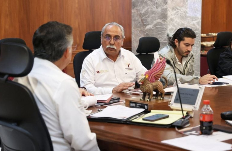 Revisa gobernador de Tamaulipas avance de proyectos con el gabinete y llama a evitar subejercicios