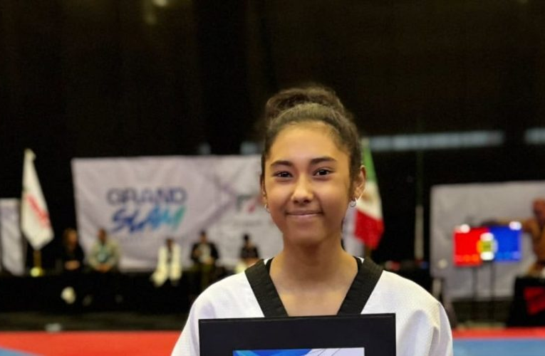 Tamaulipecos Fernanda Sierra y José María Núñez triunfan en el Grand Slam de Taekwondo