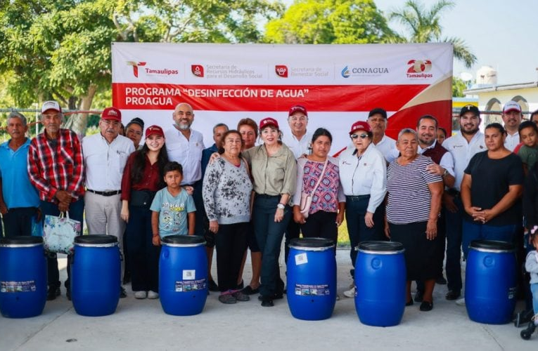 Entrega SEBIEN dispositivos de filtración de agua en Altamira