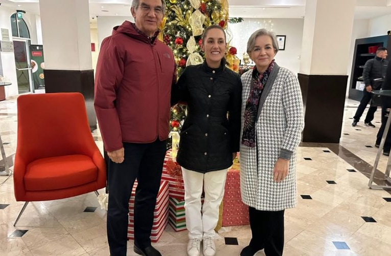 Llega presidenta Claudia Sheinbaum a Nuevo Laredo