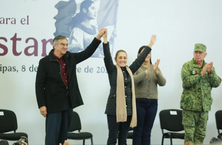 Presidenta Claudia Sheinbaum refrenda apoyo a Tamaulipas
