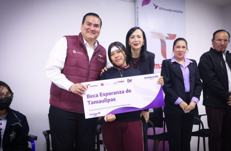 Entrega DIF Tamaulipas becas a más de 3 mil estudiantes en condiciones de vulnerabilidad