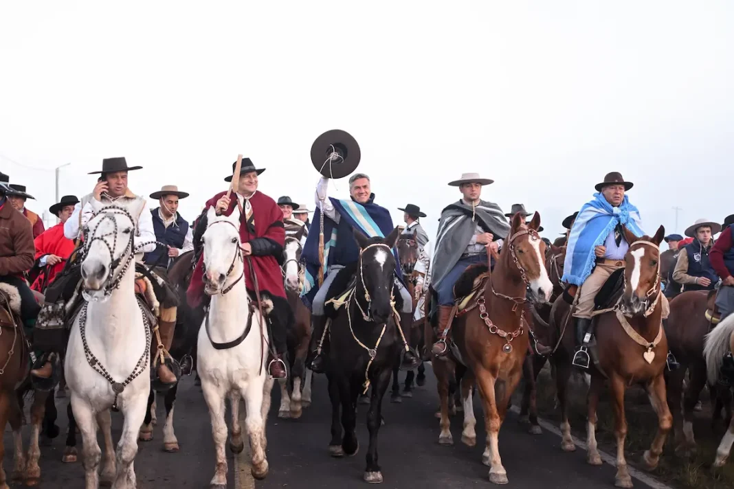 La Cabalgata de la Fe partió desde Quitilipi hacia Pampa del Indio
