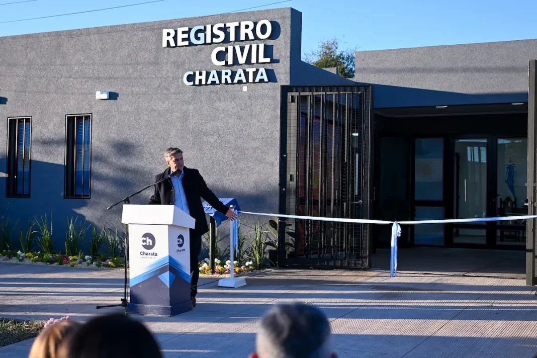 El Registro Civil de Charata estrenó edificio propio tras 105 años