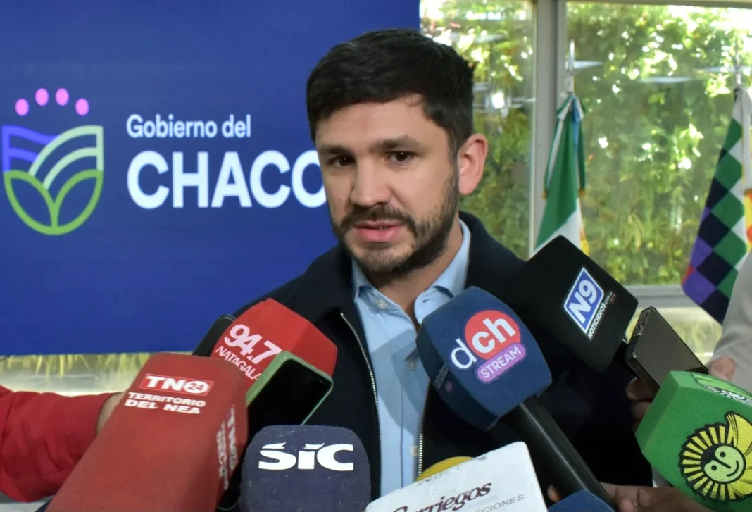 Martín Poccard brinda declaraciones sobre el RINI en Chaco