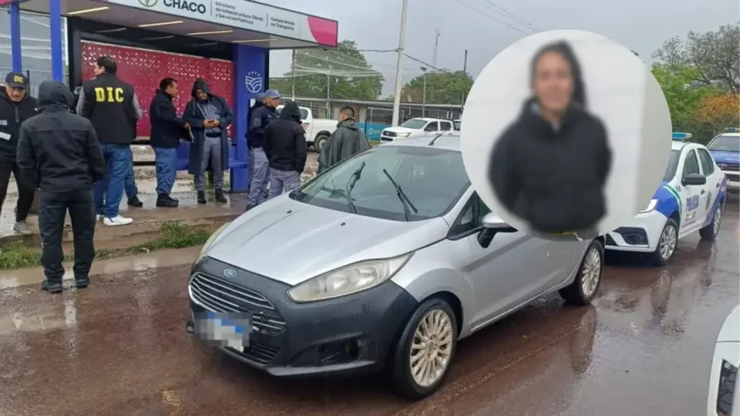Ford Fiesta recuperado tras un robo en Resistencia